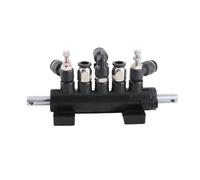 TIKATARER Motorcycle Tire Changer, 5 Way Car Tire Air Control Valve Foot Pedal Valve Mini Changer Wheel Repairing Tool Repair Machine for Machine