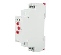 TIKATARER Multifunction Time Relay, AC DC 12V~240V 10 Function Choices Contactor, Small Din Rail Modular Relay with Led Indicators & Timer, Ideal for Industrial Equipment & Motor
