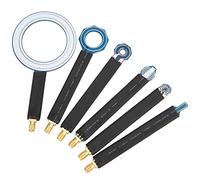 TIKATARER Near Field Magnetic Field Probes Set, 6Pcs PCB Near Field Probe Near Field Probe Ma Female Antenna Fine Antenna Interference Source Localization Radiation Magnetic for Conducted