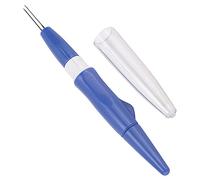 TIKATARER Needle Felt Pen, Portable and Comfortable Handheld Wool Felting Tool for DIY Craft Suitable for Most People with 3 Fine Needles for Household Use (Blue)