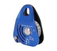 TIKATARER One Way Pulley, 6KN Self Locking High Efficiency Pulley for High Altitude Operations Emergency Rescue, Fixed Plate Micro, Rope Pulleys, Ideal for Climbing, Aloft Work &