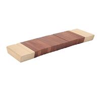 TIKATARER Orff Tooth Wood Sounder, Solid Wood Musical Instrument, Kids Percussion Instrument with Hand Polished Edges, Safe, Helps Develop Children's Rhythm & Musical Awareness (Red and Color)