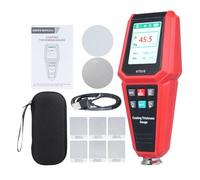 TIKATARER Paint Thickness Gauges, Digital Coating Thickness Meter, Automotive Meter with High Sensitivity Probe, 2.0 Inch Color Display, 256 Data Storage, Auto Substrate (HT616)