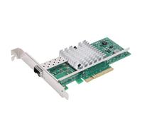 TIKATARER PCI E X8 NIC Network Card, Single SFP Port Ethernet Adapter, 10GB Desktop Network Card with 82599EN Chip, Ideal for Server & High Performance PC