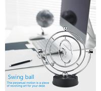 TIKATARER Pendulum, Balance Balls Desk Toys Newtons Cradle Craft Perpetual Motion Movement Swing Ball Non Stop Rolling Toys for Office/Bedroom/Living Room (A607)