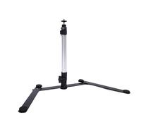 TIKATARER Phone Tripod Stand, Adjustable Height 10-17 Inches with 360 Degree Rotation Pan Tilt Head, Smartphone Stand with Phone Holder, Ideal for Cameras, Webcams, Projectors, Live