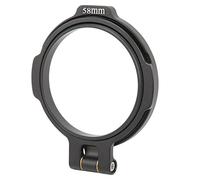 TIKATARER Photography Filter Kit, Aluminium Alloy Lens Adapter Ring with High Performance Filter Adapter Ring for Wide Angle Prime Zoom (58mm)