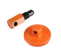 TIKATARER Piston Stop Tool, Ac Clutch Removal Tool Clutch Flywheel Removal Disassembly Universal Piston Stop Chainsaw Part Flywheel Holder for Echo 2 Cycle 14mm