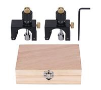 TIKATARER Planer Blades Setter, 2Pcs Planer Setting Jig Planer Setter Gauges Planer High Carbon Steel Magnetic Gauges Setter Tool Set Kit