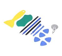 TIKATARER Plastic Pry Tool, Laptop Repair Tool Kit Laptop Opening Tool Kit PVC Plastic Spudger Opening Prying Bar Sheet Suction Cup Set 12pcs Electronics Repair Tool for Electronics Tool