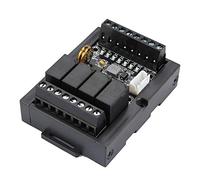 TIKATARER Plc Controller Board, FX1N-10MR, 10-28V DC Programmable Logic Controllers Programmable Relay Module with Timing Function Automation Control Board for Industrial Equipment