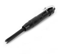 TIKATARER Pneumatic Needle 4400 RPM 12 Needles 3mm Diameter | Deburring Tool, Rust Removal, Welding Slag, Steel Body, Auto Repair, Air Powered, 1/4 Inch Inlet, 90 Psi