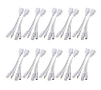 TIKATARER Poe Cable 10 Pair Dc 12v Ip Camera Power Adapter Set