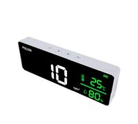 TIKATARER Pollen Detector, Temperature Humidity Meter with Large Display Screen Intelligent Warning Function, for Home Office Factory Laboratory Gym