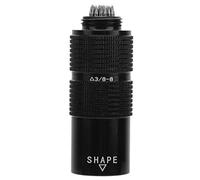 TIKATARER Pool Cue Tip Shaper, Pool Cue Shaper Multifunction Tool 4 in 1 70x23mm Aluminum Billiard Tip Repair Kit for Protect the Copper Joint of the Club (3/8-8 Teeth)