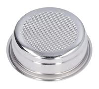 TIKATARER Porous Coffee Filter Basket, 304 Stainless Steel 51mm Backflush Filter, Reusable Single Layer Portafilter Basket for Semi Automatic Coffee Machine