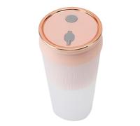 TIKATARER, Portable Blender With 4 Blades Cordless 300ml Capacity USB Rechargeable Handheld Personal Size Mini for Juice Shakes Smoothies (Pink)