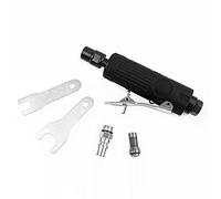 TIKATARER Portable Pneumatic Grind Tool, 1/4in Air Grinding Machine, Mini Engraving Tool with 3mm & 6mm Chucks, Ideal for Polishing, Grinding & Engraving (Set A)