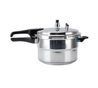 TIKATARER Pressure Canner, Aluminum Alloy Thickened Explosion Proof Stove Top Pressure Cooker with Heat Insulation Handle Canner Cooker For Canning For Gas, Electric, Induction (24cm)