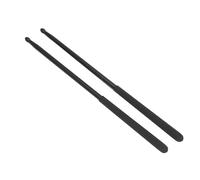 TIKATARER Professional Drum Sticks, Solid Power Boosting Non Slip Handle Aluminum Alloy 5A Drumsticks for Loud Clear Sound, with Grip for Training & Performances (Black)