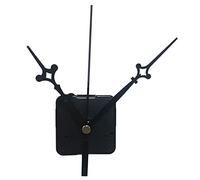 TIKATARER Quiet Clock Movement Motor Kit, Accurate Time Low Power Consumption DIY Clock Mechanism, with Black Hands Fittings for Repairing Replacing Making Clocks