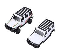 TIKATARER RC Crawler Car with All Terrain Performance, Shock Absorption, Bluetooth App & 2.4G Remote, Realistic LED Lights, 1:43 Scale for Carpet, Grass, Stone Pathway Adventure