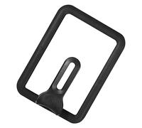 TIKATARER Rectangle Glass Pan Lid, Thickened Standable Tempered Glass Cover with Silicone Edge for Rectangle Shaped Pans, Oven Safe, Clear Visible Design (15 * 18cm)