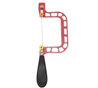 TIKATARER Red Jewellery Saw Frame Set, with 144 Blades Ergonomic Handle Curved Design for Precise Cutting & Curve Shaping Tools for Jewelry Making Model Building Hobbies Store