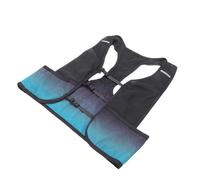 TIKATARER Running Vest, Lightweight Breathable Hydration Vest, 2 Front Water Bottles 250ML with 3L Large Capacity Back Compartment & Reflective Strips, Ideal for Running, Jogging &