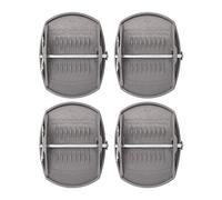TIKATARER RV Jack Pads, 4PCS ABS Metal RV Stabilizer Pads with Accessories Stabilizer Blocks for Caravan