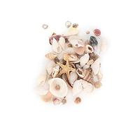 TIKATARER Seashell Decor, Mini Cute Seashell Starfish Conch Sea Shells for Decorating Ocean Pendants DIY Crafts Making Jewelry Decoration