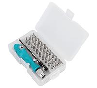 TIKATARER Security Bit Set, 32Pcs Set Security Slot Cross Hex Angle Screw Driver Bits 3 Point for Power Drill Impact Driver