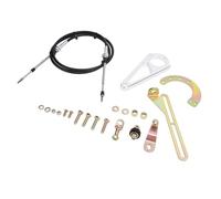 TIKATARER Shift Cable Linkage Kit, Transmission Column Hard Column Cable Shift Linkage Kit, Automotive Replacement for TH350, TH400, 700R4, TH200, 2004R, 4L80E Transmission