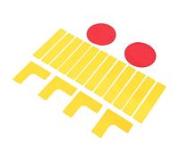 TIKATARER Silicone Court Line Marker, Non Reusable Boundary Stickers, Court Line Tape with Better Grip Performance, Ideal for Basketball, Volleyball, Badminton & Tennis