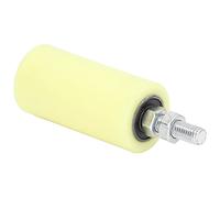 TIKATARER Slide Gate Guide Post Roller, Heavy Duty Hard Nylon Rolling Door Guider Support Assembly, for Sliding Doors Universal 100mm M12 Thread