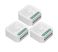 TIKATARER Smart Light Switch Module Mini Switch Support Mobile APP Control Support Voice Control (White #-3)
