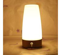 TIKATARER Smart Wireless Motion Sensor Night Light, Battery Operated Lamp, Auto On Off Light with Motion Sensor, Ideal for Bedroom, Living Room, Kitchen, Kids Room & Office (Assorted Color)