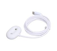 TIKATARER Smartwatch Charger Dock, Compatible with 41mm 45mm Type C (White) | Side Charging, Horizontal Design, 3.28ft PVC Cable, Portable Travel Dock for Work Home Car