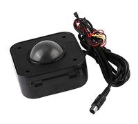 TIKATARER Smooth Rolling Action LED Trackball, 4.5cm Ball Trackball, Durable Plastic with Metal Construction, Ideal for PC & Game Console