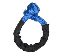 TIKATARER Soft Shackle, 17 Tons Breaking Strength Heavy Duty Polyethylene Recovery Rope, Nylon Protective Sheath Shackle with Durable Build, Ideal for Offroad Towing and Rescue Blue (Blue)