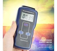 TIKATARER Solar Power Meter, SM206 Digital Solar Power Meter Handheld Digital Tester Sun Light Radiation Measuring Testing Instrument
