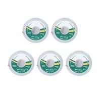 TIKATARER Solder Wick Braid, 5Pcs Set, 1.5~3.5mm, Alloy Copper Desoldering Wick Solder Sucker with Storage Pack, Solder Wick Remover for Circuit Repair