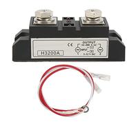 TIKATARER Solid State Relay, 200A DC to AC Low Power Consumption Ssr Smart Relay with LED Indicator for Machine Tools, Communications