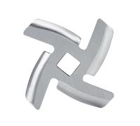 TIKATARER Stainless Steel Meat Crusher Mincer, Plate Blade Cutter Parts with Strong and Sharp, Safe and Durable, Meat Grinder Suitable for Home Kitchen Use (46mm Long, Small Blade)