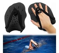 TIKATARER Swimming Hand Paddles, Ergonomically Designed Training Paddles, Adjustable Straps with Lightweight, Ideal for Strength Training & Swimming Skills Improvement for Adults (#2)