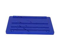 TIKATARER Tape Splicing Set, CNC Aluminum Alloy Splicing Block, 1 1/2 /4/8 Inch Reel to Reel Tape Splicer with, Ideal for Universal to Recorder (Blue)