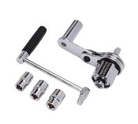 TIKATARER Torque Multiplier Wrench, 1:16 Gear Ratio Tire Nut Removal Tools, 1/2 Inch Drive Torque Wrench with 3 Sockets & Box Lug Nut, Ideal for Truck & Car
