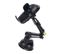 TIKATARER Truck Phone Holder, Suction for Van, Windscreen Dashboard Mount, Long Arm Adjustable Rotating Cradle, Universal Hands Free Vent Stand for Smartphones Tablets (Black)