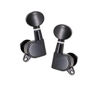 TIKATARER Tuning Key Pegs Machine Heads Set Replacement, Tuning Keys Oval Button Machines Grover Heads Sealed String Pegs Oval Button Grover (6 Right)