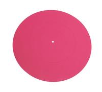 TIKATARER Turntable Mat, 12 Inch Silicone Rubber Platter Mat for Record Players, Platter with Anti Static Material, Ideal for Reducing Noise & Improving Bass Response (Pink)